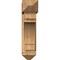 Ekena Millwork Merced Arts and Crafts Rough Sawn Bracket w/ Offset Brace, Western Red Cedar, 8"W x 28"D x 32"H BKT0806X28X32MRC03RWR - alternate 2